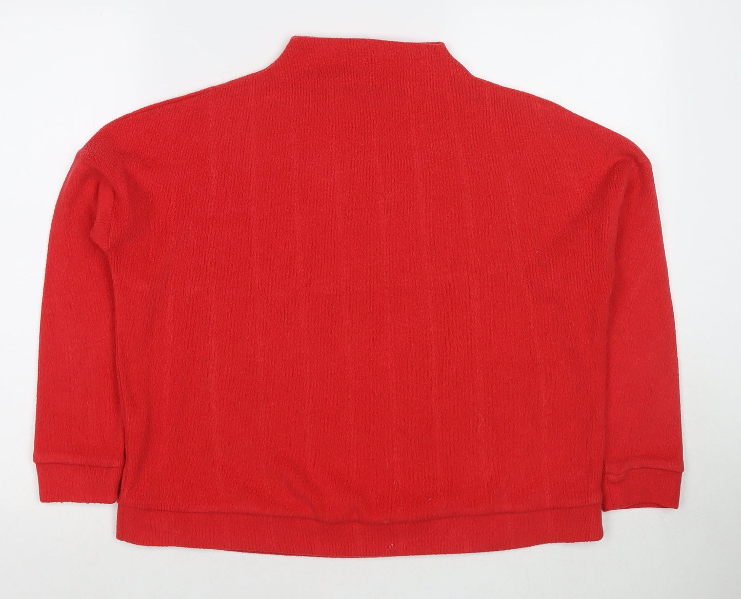 Womens UK Size S New Look Red Pullover Jumper