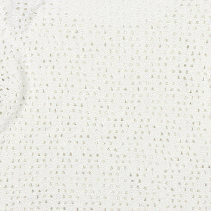 Womens UK Size 8 NEXT White Pullover Jumper