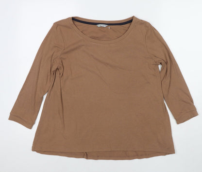 Womens UK Size 10 Marks and Spencer Brown Pullover Jumper