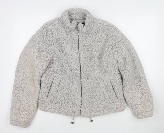 Womens UK Size S New Look Grey Jacket