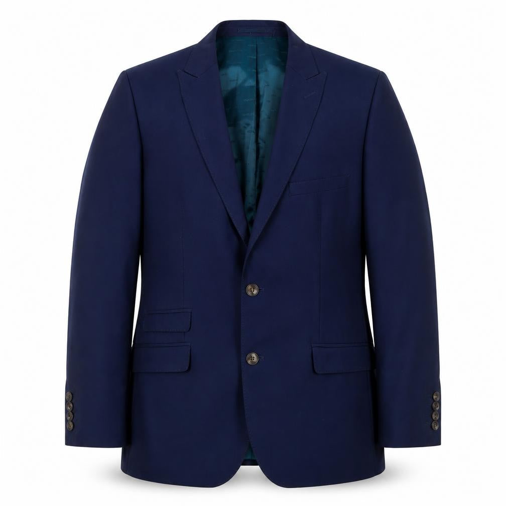 Mens UK Size 42 One Six 5ive Regular Blue Suit Jacket