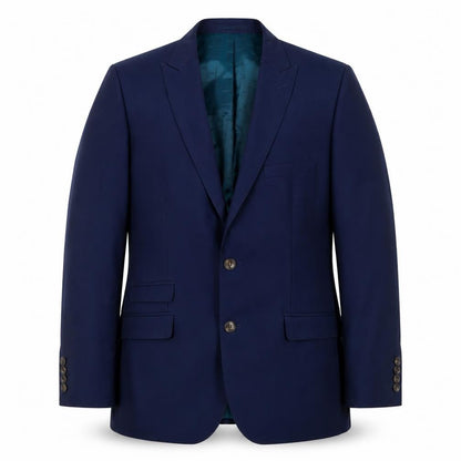 Mens UK Size 42 One Six 5ive Regular Blue Suit Jacket
