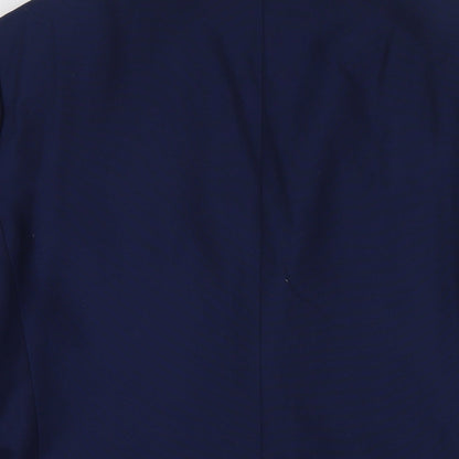 Mens UK Size 42 One Six 5ive Regular Blue Suit Jacket