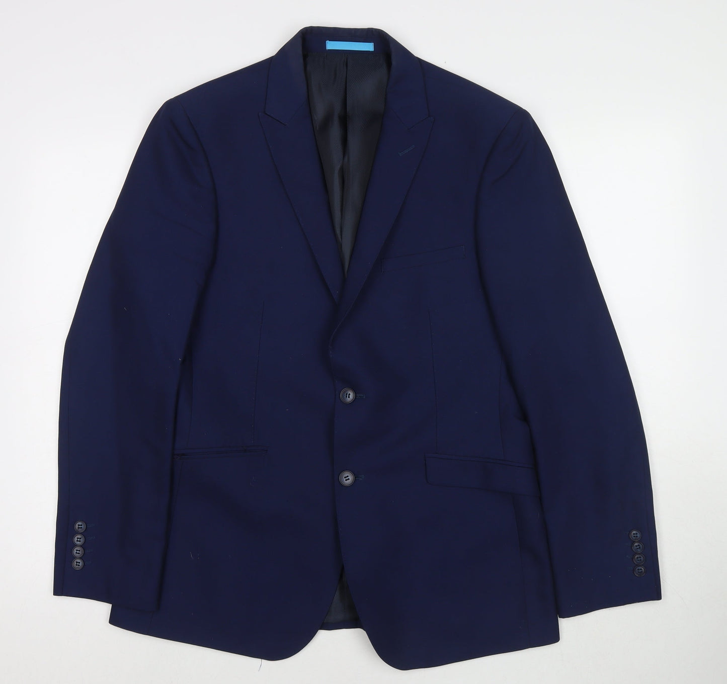 Mens UK Size 40 ONESIX5IVE Regular Blue Suit Jacket