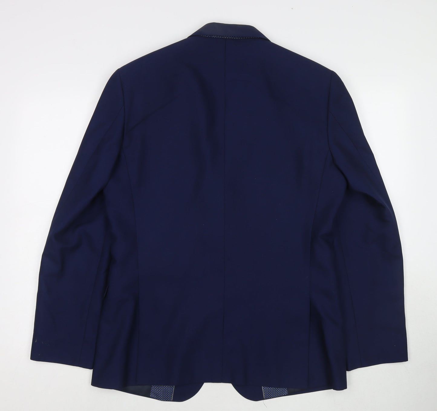 Mens UK Size 40 ONESIX5IVE Regular Blue Suit Jacket