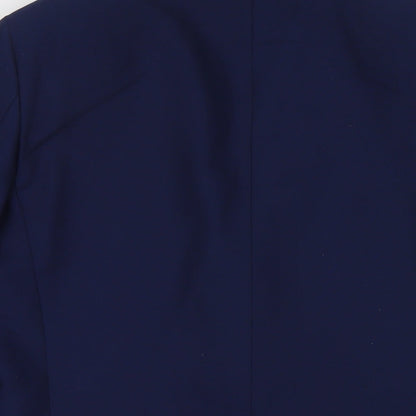 Mens UK Size 40 ONESIX5IVE Regular Blue Suit Jacket
