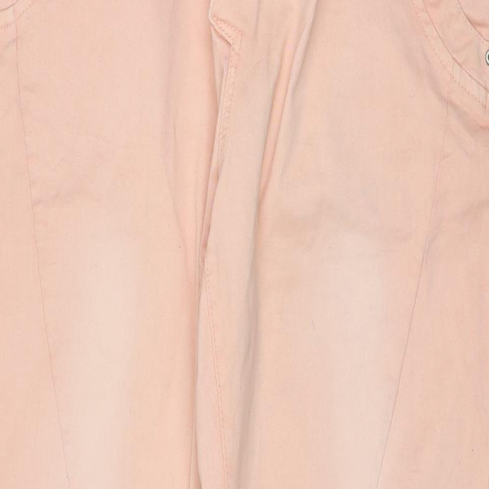 Womens UK Size 14 Charles Vogele Regular Fit Straight Beige Jeans