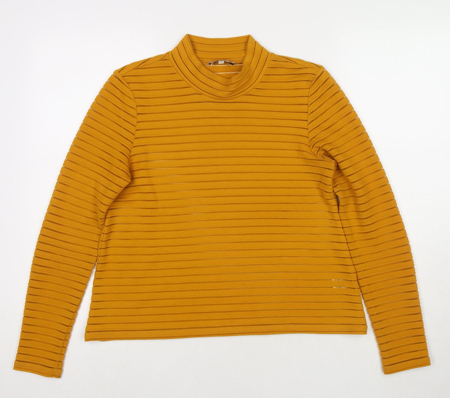 Womens UK Size 10 Marks and Spencer Yellow Pullover Jumper