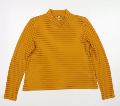 Womens UK Size 10 Marks and Spencer Yellow Pullover Jumper