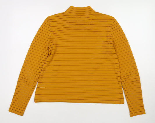 Womens UK Size 10 Marks and Spencer Yellow Pullover Jumper
