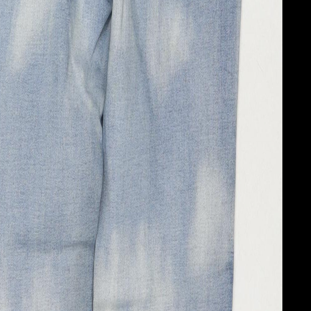 Womens UK Size S Toxik3 Regular Fit Skinny Blue Jeans