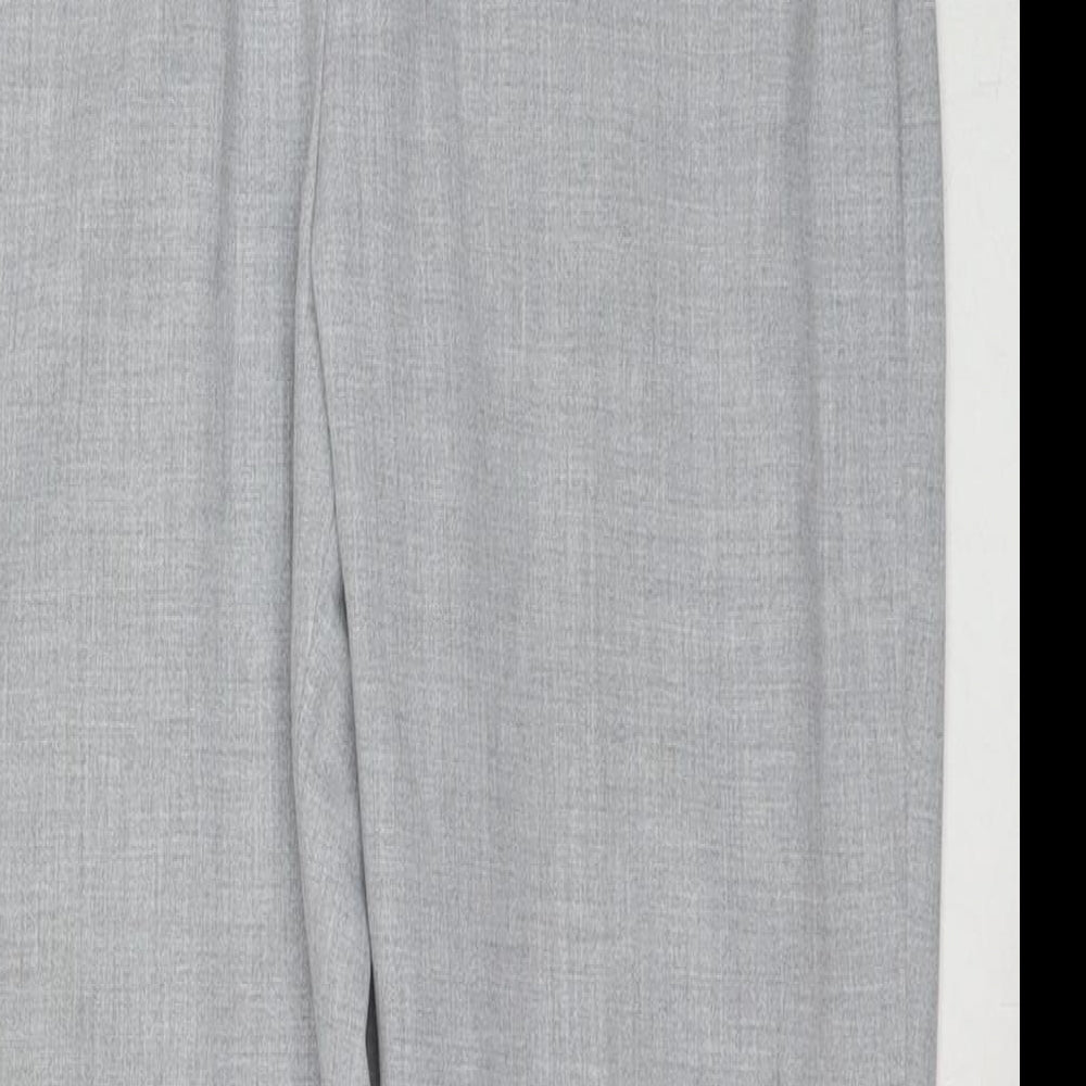 Womens UK Size 12 Marks and Spencer Regular Fit  Grey Trousers