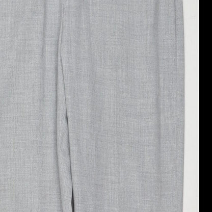 Womens UK Size 12 Marks and Spencer Regular Fit  Grey Trousers