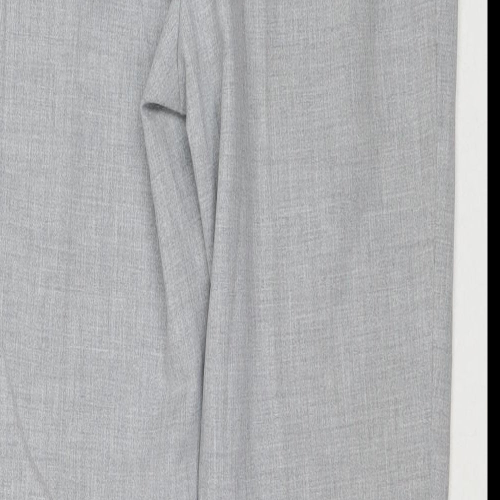 Womens UK Size 12 Marks and Spencer Regular Fit  Grey Trousers