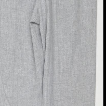 Womens UK Size 12 Marks and Spencer Regular Fit  Grey Trousers