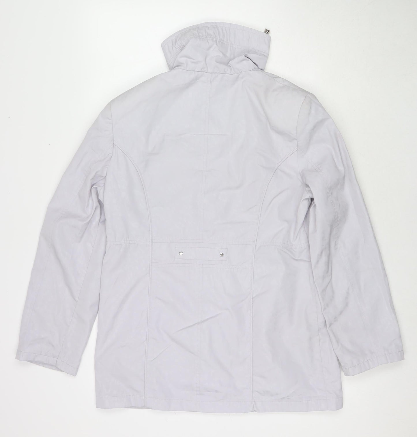 Womens UK Size 10 EWM Grey Rain Coat