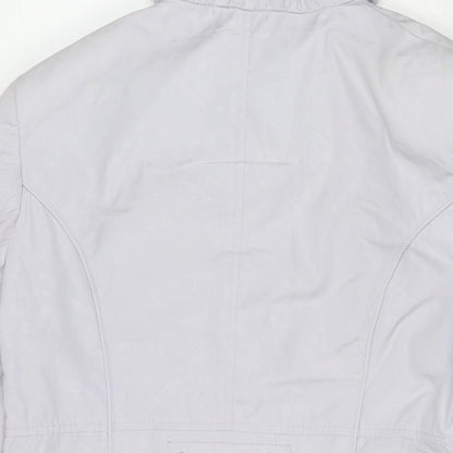 Womens UK Size 10 EWM Grey Rain Coat