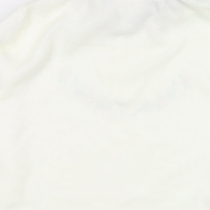 Millers Womens White Polyester Pullover Sweatshirt Size 12 Pullover