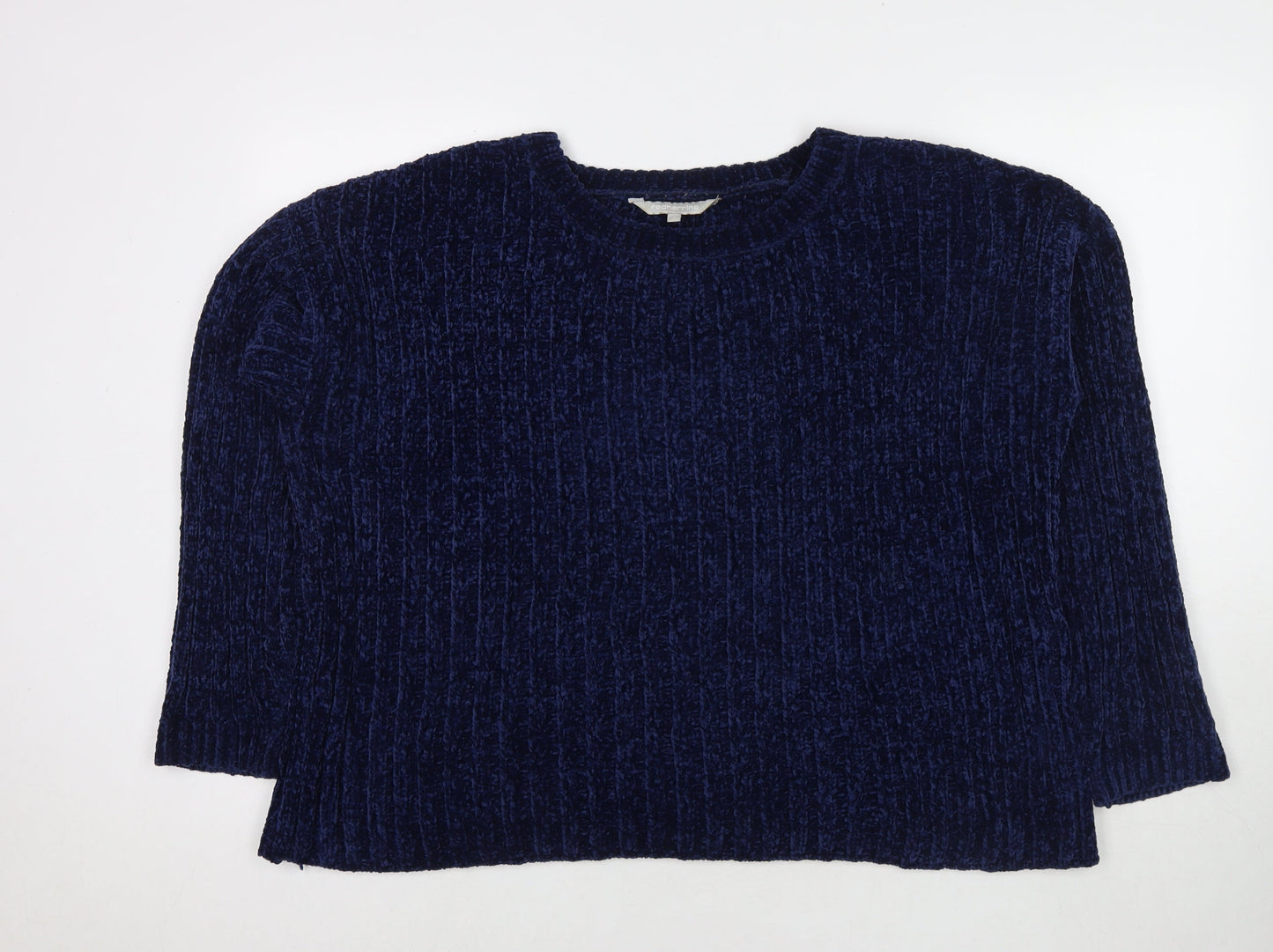Womens UK Size 12 Red Herring Blue Pullover Jumper