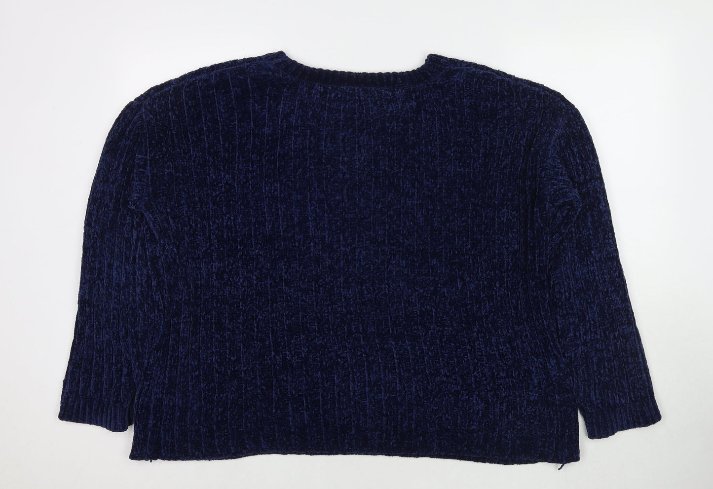 Womens UK Size 12 Red Herring Blue Pullover Jumper