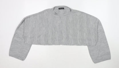 Womens UK Size 4 Cameo Rose Grey Pullover Jumper