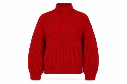 Womens UK Size L marks Red Pullover Jumper