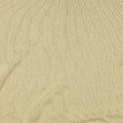 Casual Club Mens Beige Round Neck Cotton Pullover Jumper Size L Long Sleeve