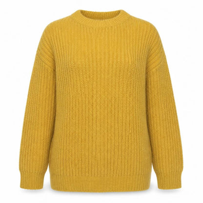 Womens UK Size M New Look Yellow Pullover Jumper