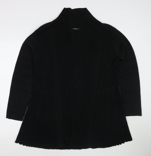 Womens UK Size 14 Roman Black Cape Jumper