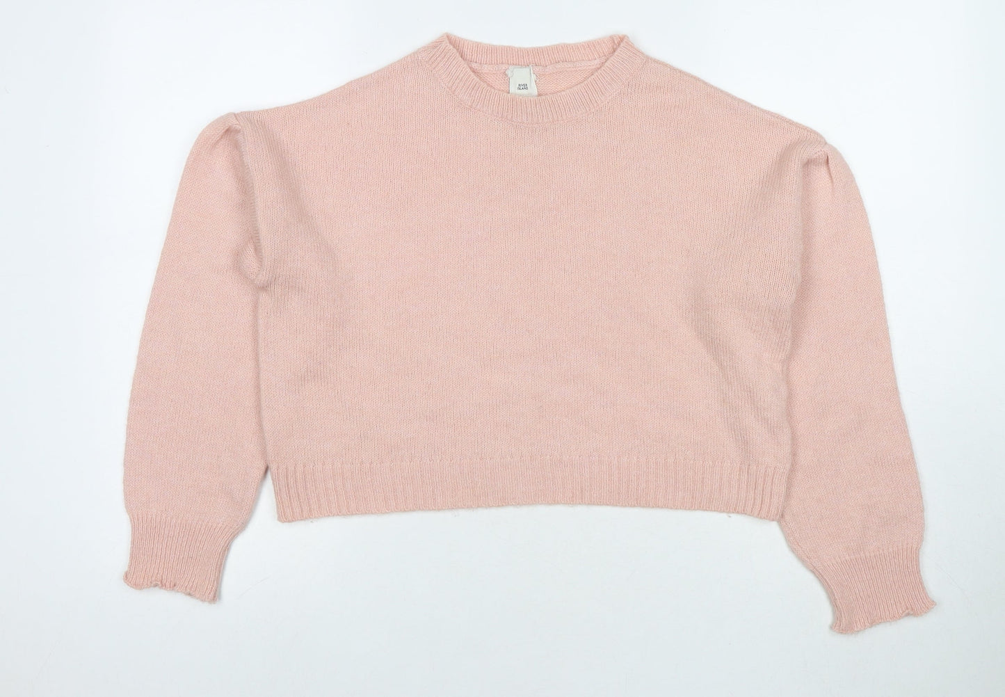 Womens UK Size 10 River Island Pink Pullover Jumper