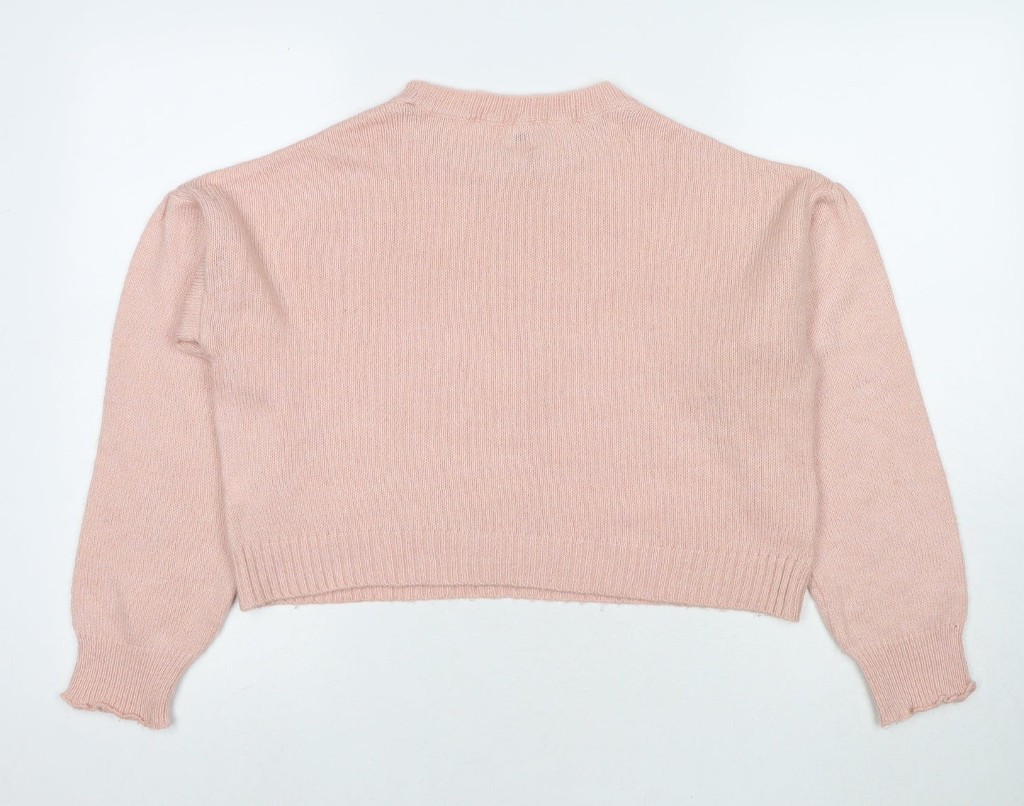 Womens UK Size 10 River Island Pink Pullover Jumper