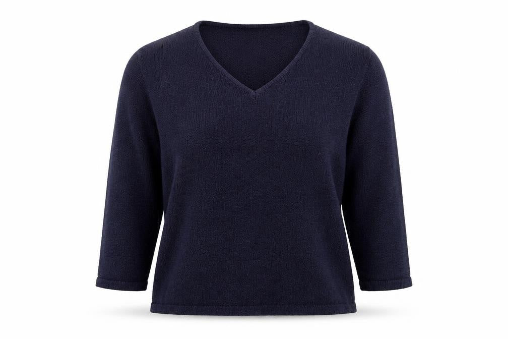 Womens UK Size M Carolyn Taylor Blue Pullover Jumper