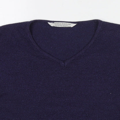 Womens UK Size M Carolyn Taylor Blue Pullover Jumper