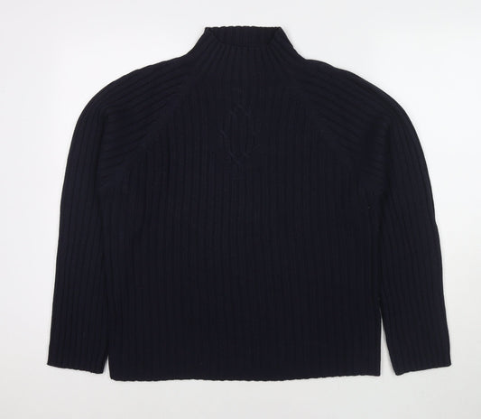 Womens UK Size 14 Lakeland Blue Pullover Jumper