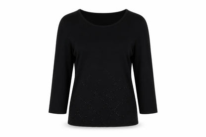 Womens UK Size M Lakeland Black Pullover Jumper