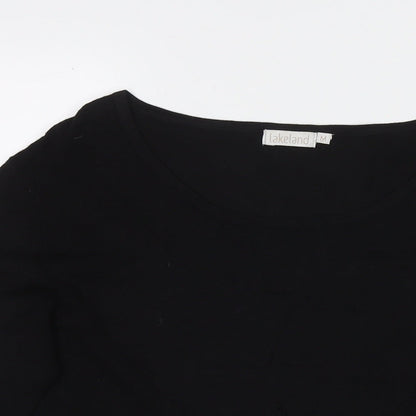 Womens UK Size M Lakeland Black Pullover Jumper