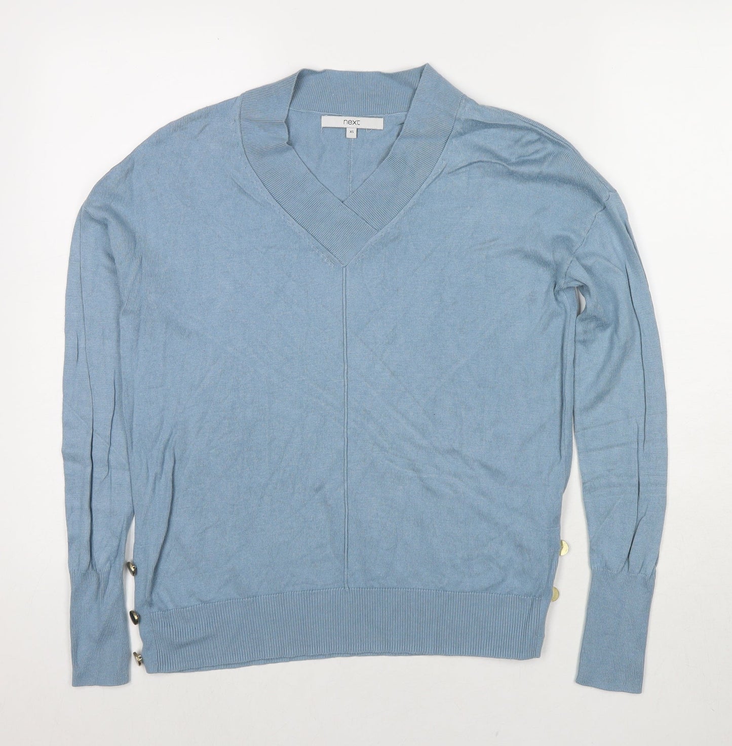 Womens UK Size XS NEXT Blue Pullover Jumper
