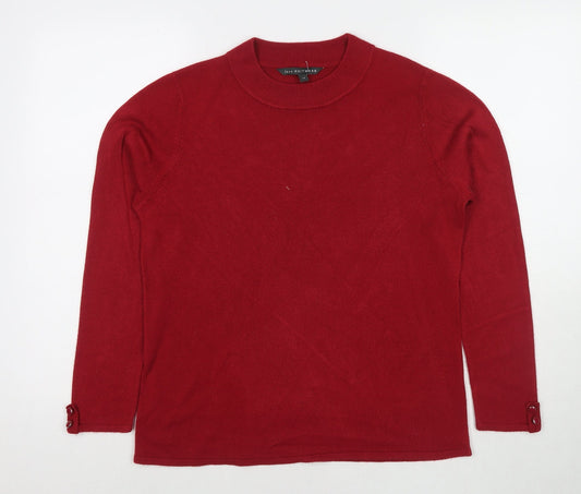 Womens UK Size 14 Bonmarché Red Pullover Jumper