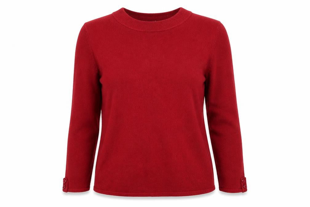 Womens UK Size 14 Bonmarché Red Pullover Jumper