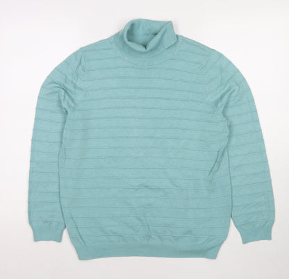 Womens UK Size M Bonmarché Blue Pullover Jumper