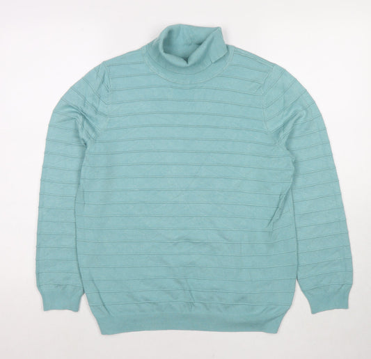 Womens UK Size M Bonmarché Blue Pullover Jumper
