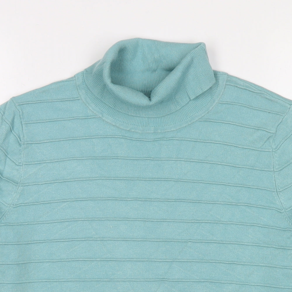 Womens UK Size M Bonmarché Blue Pullover Jumper