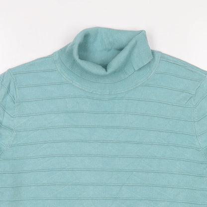 Womens UK Size M Bonmarché Blue Pullover Jumper