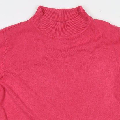 Womens UK Size L Marks and Spencer Pink Pullover Jumper