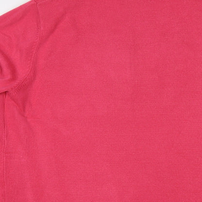 Womens UK Size L Marks and Spencer Pink Pullover Jumper