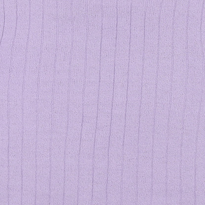 Berkertex Womens Purple Acrylic Basic Polo Size 14 Round Neck - Size 14-16