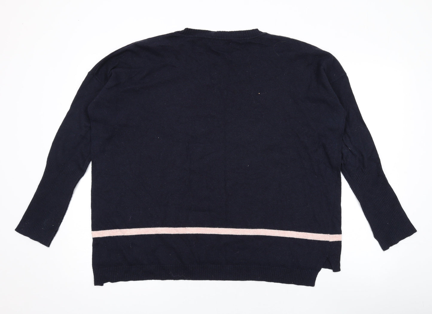 Womens UK Size M Great Plains Blue Pullover Jumper