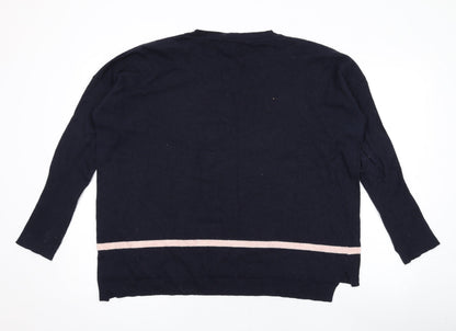 Womens UK Size M Great Plains Blue Pullover Jumper