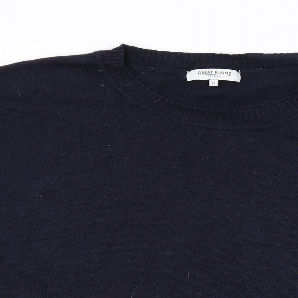Womens UK Size M Great Plains Blue Pullover Jumper