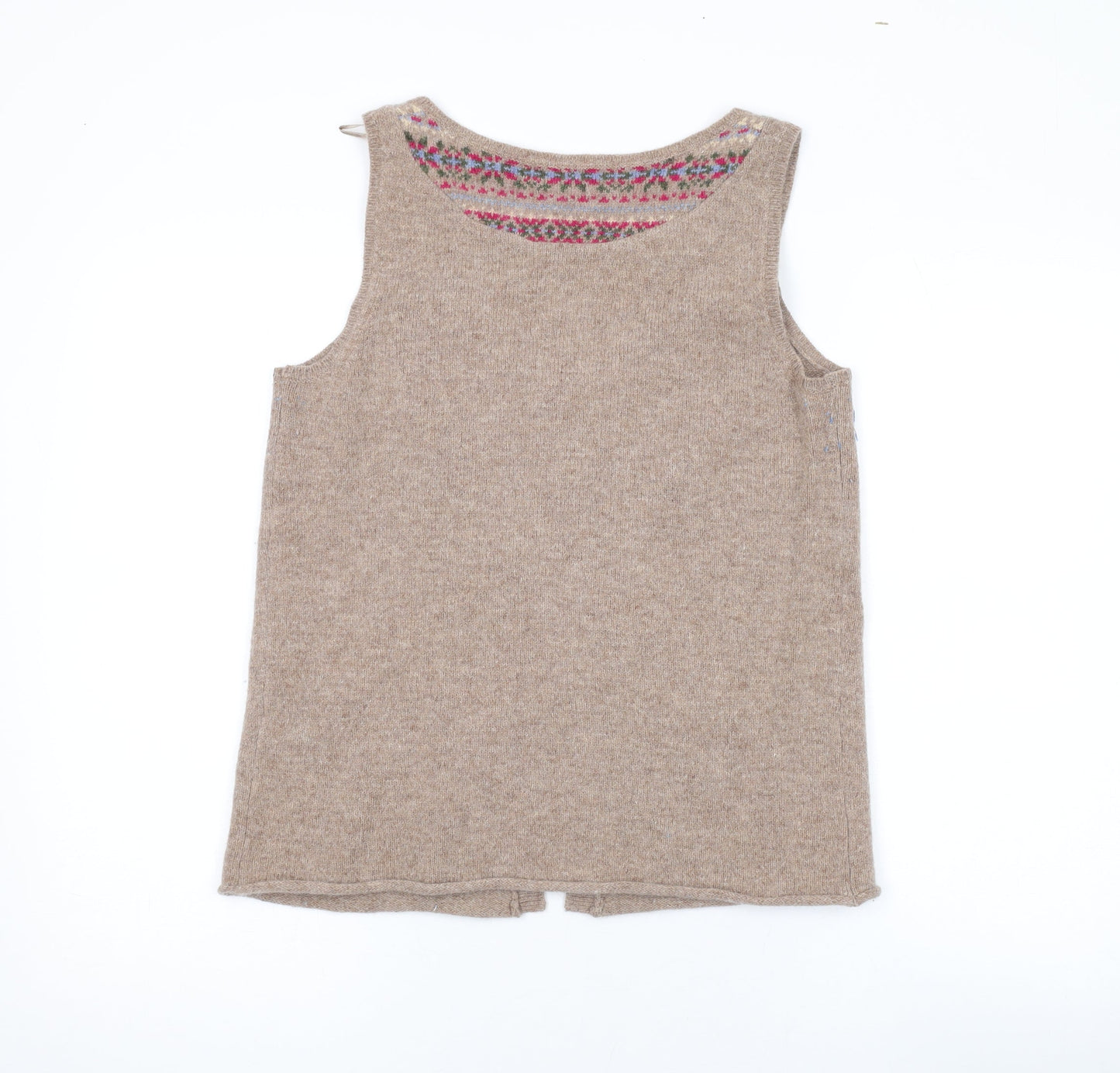 Womens UK Size 10 Crew Clothing Brown Cardigan Jumper
